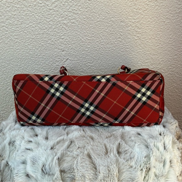 Burberry Red Plaid Shoulder Bag - Picture 7 of 17